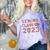 Senior Graduation Class Of 2023 High School College Graduate Comfort Color Blast T-Shirt Amethyst