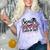 Senior Mom 2027 Class Of 2027 Graduation Proud Senior Mother Comfort Color Blast T-Shirt Amethyst