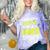 Senior Poppa 2025 Tennis Class Of 2025 Graduation Comfort Color Blast T-Shirt Amethyst
