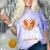Senior Sister Class Of 2026 Basketball Graduation Heart Comfort Color Blast T-Shirt Amethyst