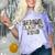 Seniors 2019 Class TShirt Camo Print T-Shirt Graduation Gift Comfort Color Blast T-Shirt Amethyst