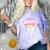Seniors 2021 For Her Him Retro 21 Graduation Class Comfort Color Blast T-Shirt Amethyst