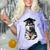 Siberian Husky Dog Graduation Cap Training School Graduate Men Women Kids Comfort Color Blast T-Shirt Amethyst