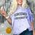 Silly Anti Social SORCERER UNIVERSITY Introvert Stay Away Comfort Color Blast T-Shirt Amethyst
