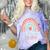 Social Worker Work MSW BSW Graduation 2024 Masters Degree Comfort Color Blast T-Shirt Amethyst