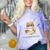 Sorry I Can't Indoor Cat Top For Introvert With Coffee Book For Men Women Kids Comfort Color Blast T-Shirt Amethyst
