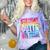 Straight Outta 8th Grade Great Graduation Eighth Grade Comfort Color Blast T-Shirt Amethyst