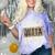 Straight Outta Cosmetology School Leopard Graduation Comfort Color Blast T-Shirt Amethyst