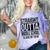 Straight Outta Middle School Graduation Comfort Color Blast T-Shirt Amethyst