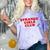 Strange Girls Club Weird Antisocial Introvert Humor Comfort Color Blast T-Shirt Amethyst