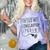 Stressed Sonography Student Ultrasound Tech Graduation Comfort Color Blast T-Shirt Amethyst