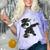 Student Graduation 2022 Panda Football Boys Girls Teenager Comfort Color Blast T-Shirt Amethyst