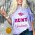 Super Proud Aunt Of 2025 Graduate Senior Graduation Family Comfort Color Blast T-Shirt Amethyst