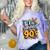 I Survived The 90s – Cute Retro Cartoon Nostalgia Comfort Color Blast T-Shirt Amethyst