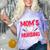 I Survived My Mom’s Nursing Degree Nurse Nursing Graduation Comfort Color Blast T-Shirt Amethyst