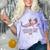 Im Only Talking To My Axolotl Today Salamander Introvert Comfort Color Blast T-Shirt Amethyst