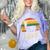 Test Day No Probllama Silhouette Teacher Student Graduation Comfort Color Blast T-Shirt Amethyst