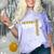 Track Senior Night Track Senior 2025 Graduation 14 Comfort Color Blast T-Shirt Amethyst