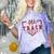 Track Senior Night Track Senior 2025 Graduation 36 Comfort Color Blast T-Shirt Amethyst
