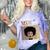 Unapologetically MSW-Ish Student Graduation Afro Comfort Color Blast T-Shirt Amethyst