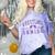 Wrestling Senior Night Wrestling Senior 2026 Graduation 84 Comfort Color Blast T-Shirt Amethyst