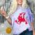 Yk2 Grunge Scary Cat With Shooting Stars 90s Nostalgia Comfort Color Blast T-Shirt Amethyst