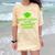 2018 Graduation Red Green High School Color Comfort Color Blast T-Shirt Citrine