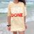 2018 Percent Done Senior Graduation Shirt Comfort Color Blast T-Shirt Citrine