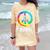 2026 Graduation Class Year Tie Dye Peace Sign Graduate Shirt Comfort Color Blast T-Shirt Citrine