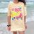80's Girl Roller Skates Skating Eighties 1980s Nostalgia Comfort Color Blast T-Shirt Citrine