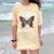 Antisocial Butterfly Aesthetic Introvert For Women Men Comfort Color Blast T-Shirt Citrine