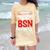 BSN Nurse Graduation Essentials BSN Nursing School Student Comfort Color Blast T-Shirt Citrine