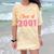 Class Of 2001 Meetup School Graduation Reunion Comfort Color Blast T-Shirt Citrine