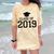 Class Of 2019 Shirt Graduation Gift Comfort Color Blast T-Shirt Citrine