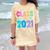 Class Of 2021 Graduation Grow With Me Comfort Color Blast T-Shirt Citrine