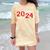 Class Of 2024 Senior Year Boys Girls School Graduation Comfort Color Blast T-Shirt Citrine