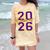 Class Of 2026 Graduation Varsity Purple And Yellow Letters Comfort Color Blast T-Shirt Citrine