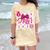 Class Of 2026 Senior Coquette Pink Bow Graduation Family Premium Tri-Blend Comfort Color Blast T-Shirt Citrine