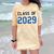 Class Of 2029 Graduation T-Shirts Comfort Color Blast T-Shirt Citrine