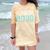 Class Of 2030 Graduation T-Shirt Comfort Color Blast T-Shirt Citrine