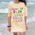 Class Of 2034 Grow With Me Graduation First Day Of School Comfort Color Blast T-Shirt Citrine