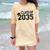 Class Of 2035 First Day Of School Graduation Comfort Color Blast T-Shirt Citrine