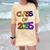 Class Of 2035 Grow With Me Kindergarten Graduation Comfort Color Blast T-Shirt Citrine