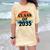 Class Of 2035 Senior Graduate Retro Graduation Comfort Color Blast T-Shirt Citrine