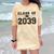 Class Of 2039 Grow With Me First Day Of School Graduation Comfort Color Blast T-Shirt Citrine
