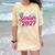 Coquette Pink Bow Senior 2027 Class Of Graduation Comfort Color Blast T-Shirt Citrine