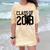 Dabbing Graduation Shirt Class Of 2018 Comfort Color Blast T-Shirt Citrine