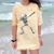Dabbing Skeleton Nurse Halloween Graduation Comfort Color Blast T-Shirt Citrine