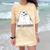 Ew People Introvert Sayings Sarcastic Cat Quote Comfort Color Blast T-Shirt Citrine