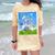 Frutiger Aero Aesthetic Tech Cherry Blossom Fishes Bubbles Comfort Color Blast T-Shirt Citrine